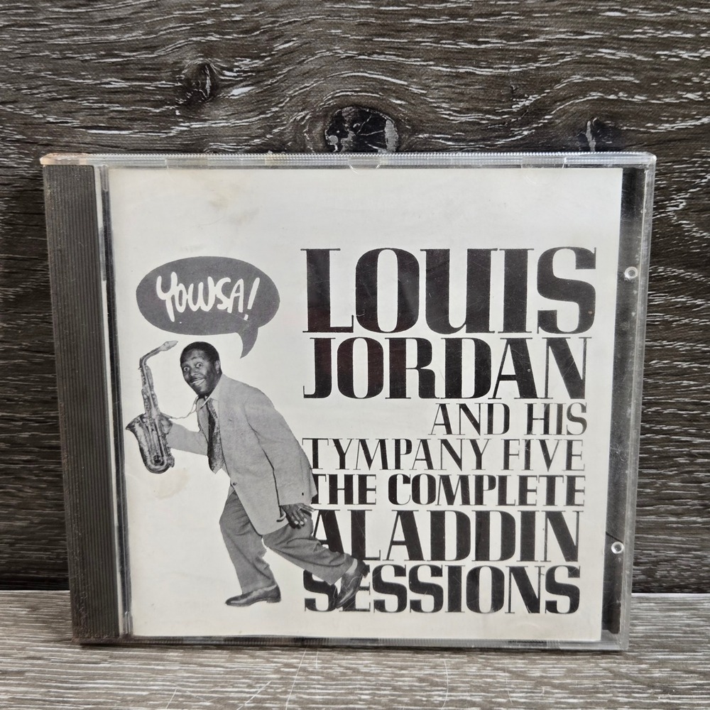 Louis Jordan & Tympany Five Complete Aladdin Sessions CD Jazz Blues UK Tested